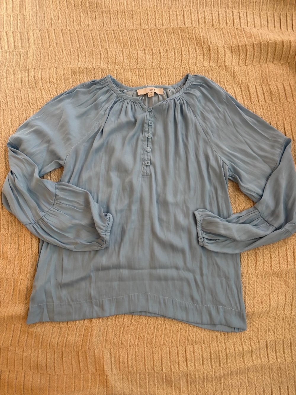 Loft Women's Light Blue Blouse